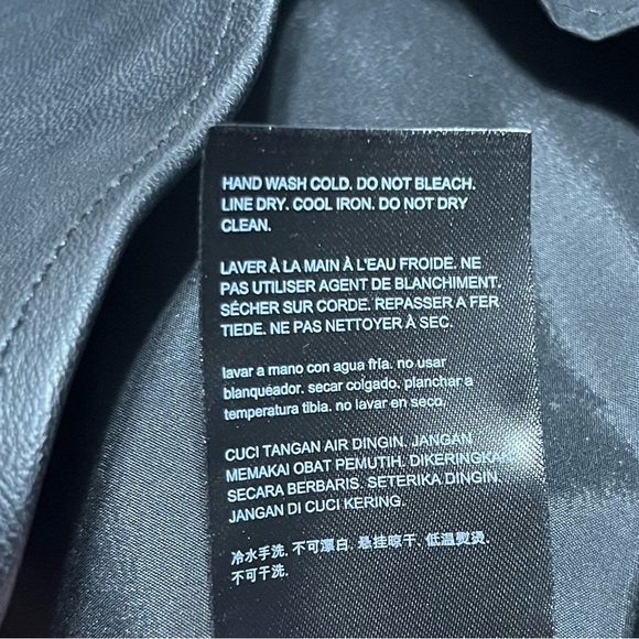 Bebe | Faux Leather Wrap Dress - Picture 5 of 6